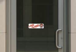 10in x 3in Loud and Proud Tiger Bumper Sticker School Mascot Veh