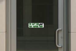 10in x 3in Green You Can't Hide That Panther Pride Bumper Sticker Mascot Decal