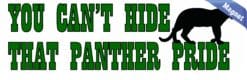 10in x 3in Green You Can't Hide That Panther Pride Magnet School Mascot