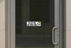 10in x 3in Yellow You Can't Hide That Knight Pride Bumper Sticke