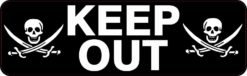 keep out
