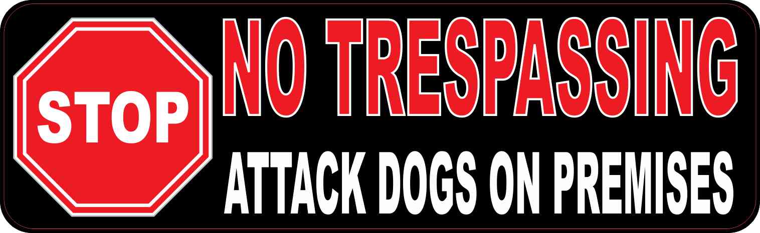 no trespassing