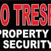 no trespassing