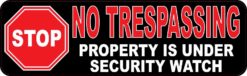 no trespassing