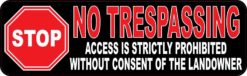 no trespassing
