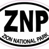 Zion National Park sticker