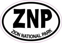 Zion National Park sticker