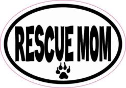 rescue dog sticker
