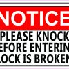 Knock Before Entering