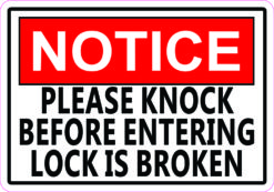 Knock Before Entering
