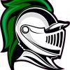Green Knight Mascot Sticker