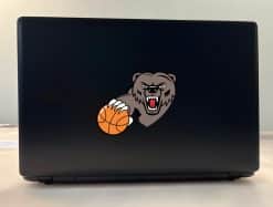 5inx4in Basketball Bear Mascot Sticker Vinyl School Decal Bumper Stickers - Image 3