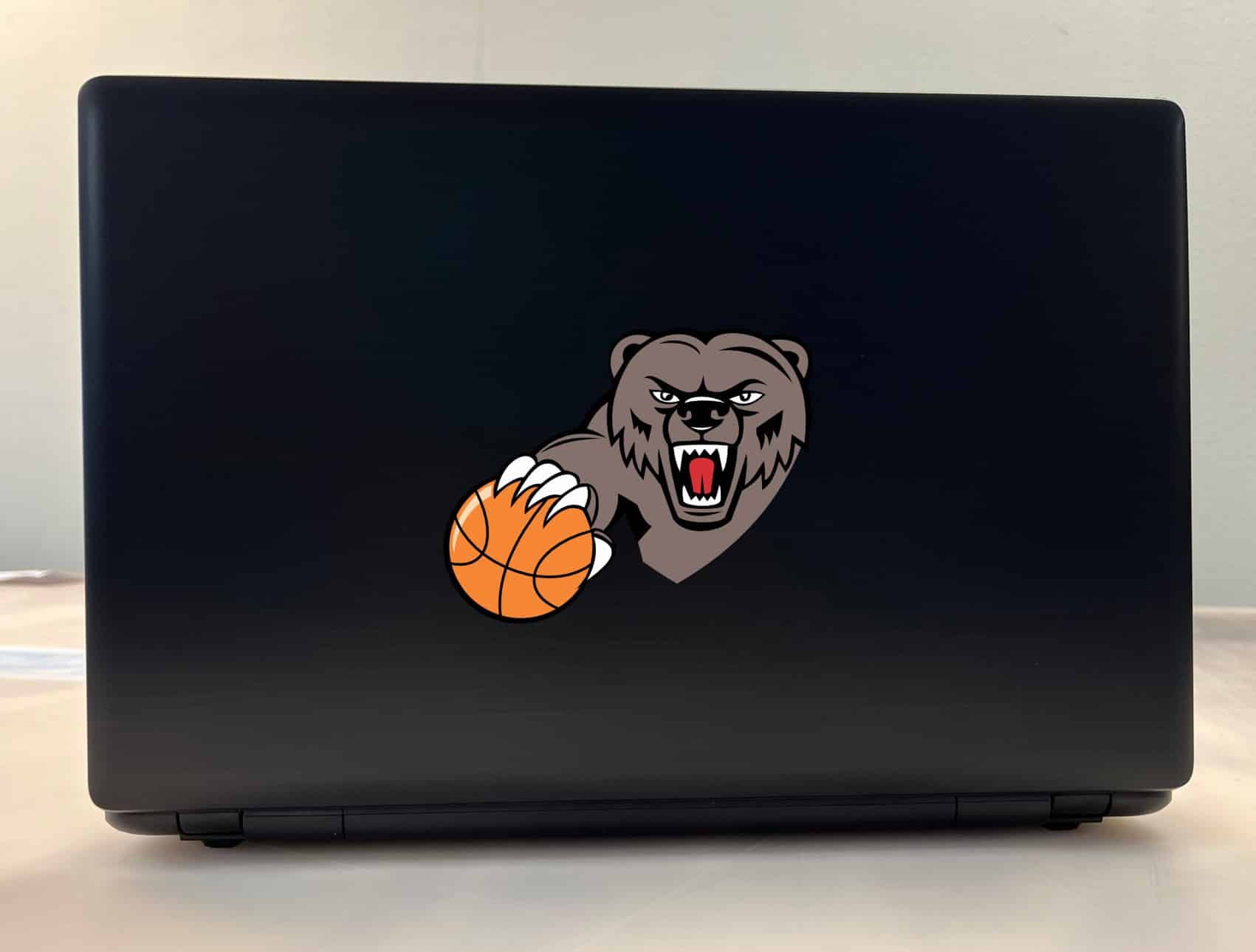 5inx4in Basketball Bear Mascot Sticker Vinyl School Decal Bumper Stickers - Image 3