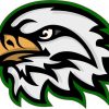 eagle head mascot sticker