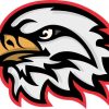 eagle head mascot sticker