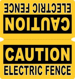 Electric Fence Sticker