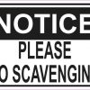 No Scavenging