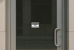 5in x 3.5in Notice Please No Scavenging Sticker Decal Business Stickers
