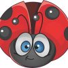 Red Ladybug Sticker
