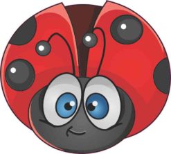 Red Ladybug Sticker