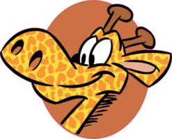giraffe sticker