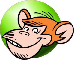 monkey sticker