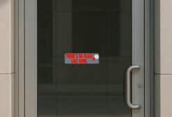 10in x 3in There's No Place Like Home Baseball Bumper Sticker Vinyl Sports Decal