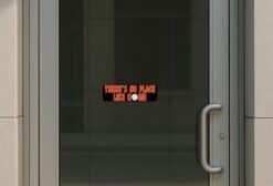 10in x 3in Red There's No Place Like Home Baseball Sticker Vinyl Sports Decal