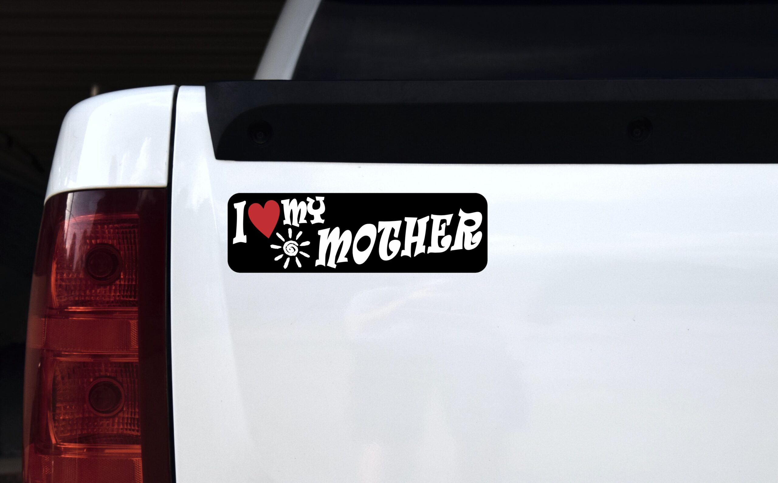 10in x 3in I Heart My Mother Mothers Day Magnet Vinyl Holiday Vehicle Magnet