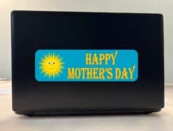 10in x 3in Happy Mother's Day Bumper Sticker Vinyl Holiday Vehicle Decal