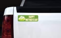 10in x 3in Green Happy Mother's Day Magnet Vinyl Holiday Bumper Magnets