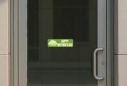 10in x 3in Green Happy Mother's Day Bumper Sticker Vinyl Holiday Decal