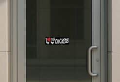 10in x 3in I Love My Chickens Bumper Sticker Vinyl Animal Vehicle Decal