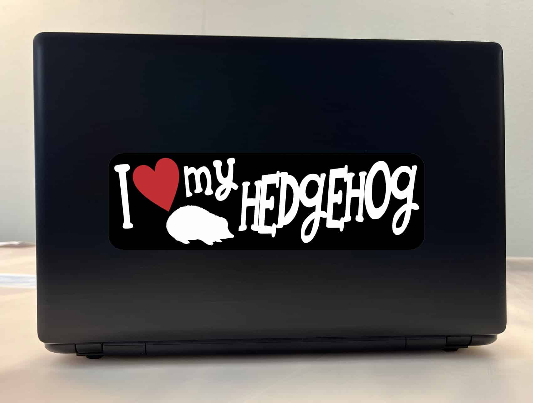 10in x 3in I Love My Hedgehog Bumper Sticker Vinyl Animal Vehicl