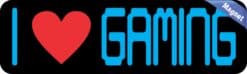 10in x 3in I Love Gaming Magnet Magnetic Video Game Vehicle Bumper