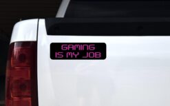 10in x 3in Gaming Is My Job Magnet Magnetic Video Game Vehicle B