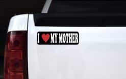 10in x 3in I Heart My Mother Magnet Vinyl Inspirational Vehicle Magnets