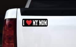 10in x 3in I Heart My Mom Magnet Vinyl Inspirational Vehicle Mag