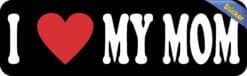 10in x 3in I Heart My Mom Bumper Sticker Vinyl Inspiration Vehic