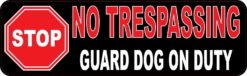 guard dog on duty