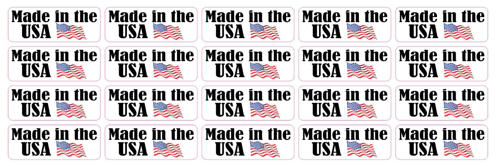 Made in the USA Stickers