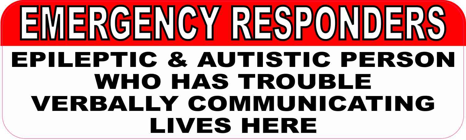autistic person lives here