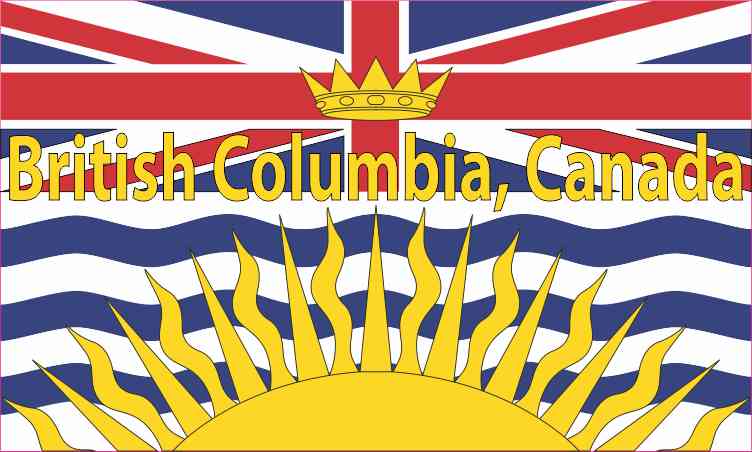 British Columbia Canada Flag