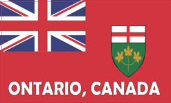 Ontario Canada Flag