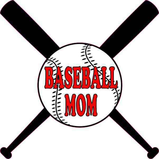 Baseball Mom Sticker