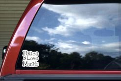 Peace Love Music Sticker