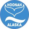 Circle Hoonah Alaska Whale Sticker