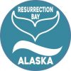 Circle Resurrection Bay Alaska Whale Sticker