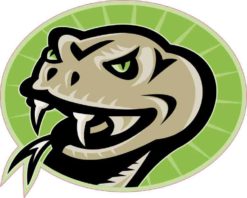 Left-Facing Green Viper Sticker