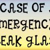 In Case of an Emergency Break Glass Magnet